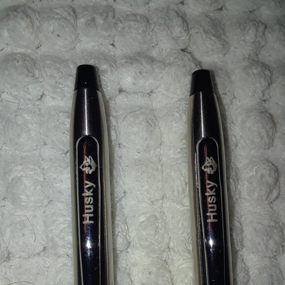Pair of Brushed Chrome Cross Pens - Picture 4 of 4